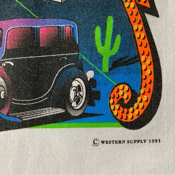 NWT Vintage 90s Las Vegas Tee XL - Picture 3 of 5